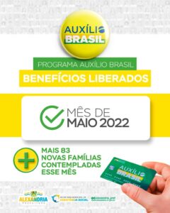 Leia mais sobre o artigo Programa Auxílio Brasil: Benefícios Liberados – Maio 2022.