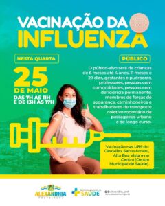 Read more about the article Vacinação contra Influenza avança em Alexandria.
