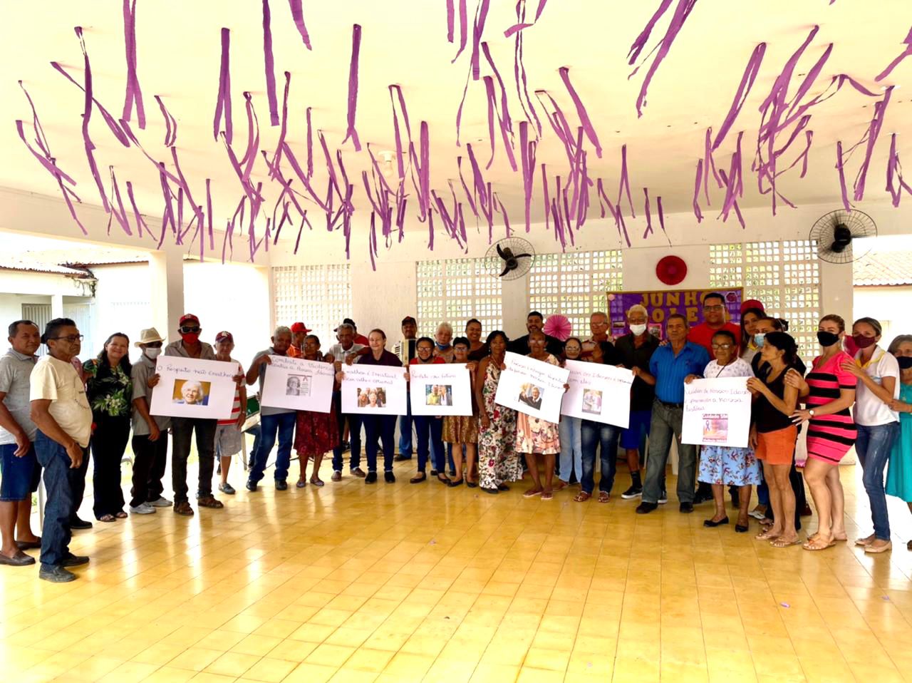 Prefeitura Municipal de Alexandria, através da Secretaria Municipal de Assistencia Social, promoveu ação em alusão ao Junho Violeta.