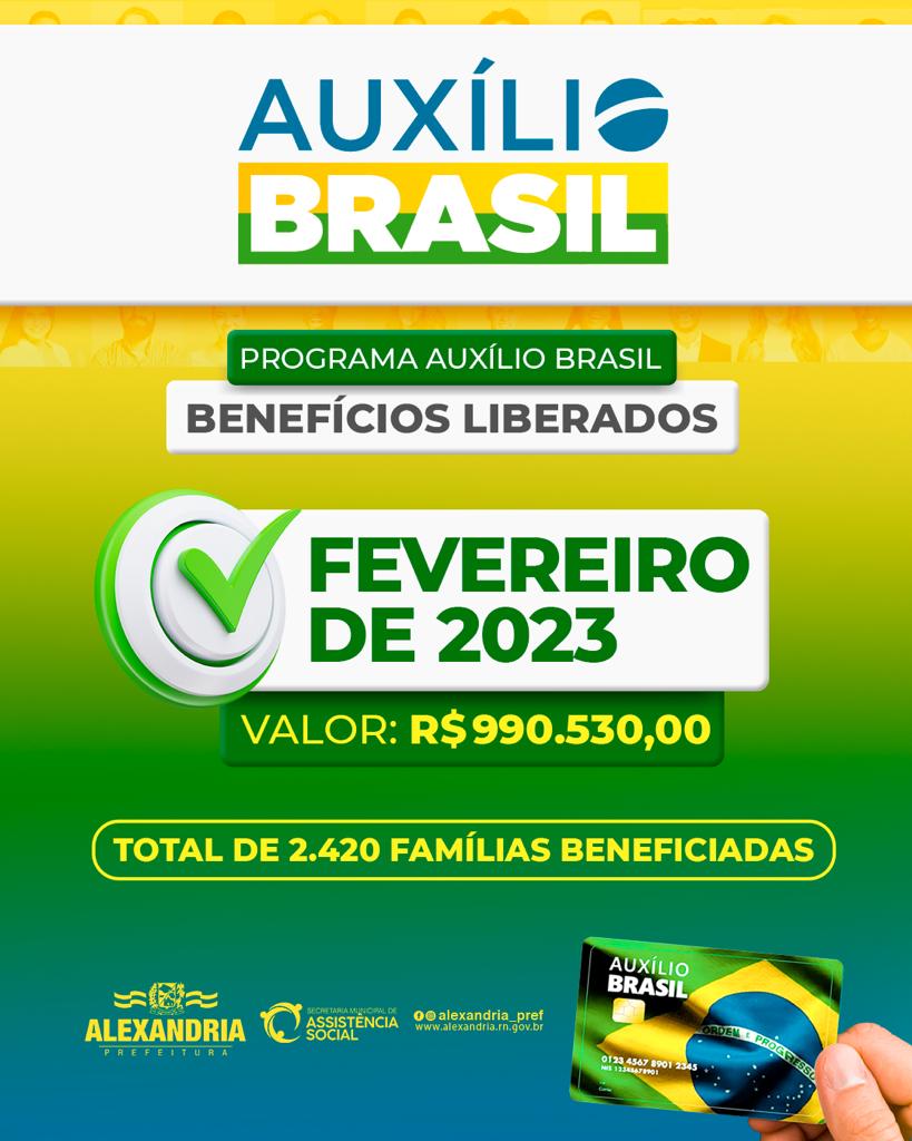 Read more about the article Programa Auxílio Brasil: Benefícios Liberados – Fevereiro 2023.