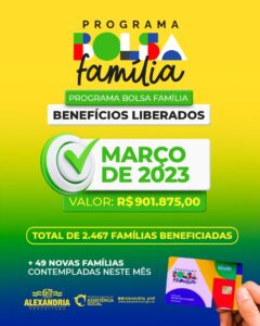 Read more about the article Programa Bolsa Família: Benefícios Liberados – Março 2023.