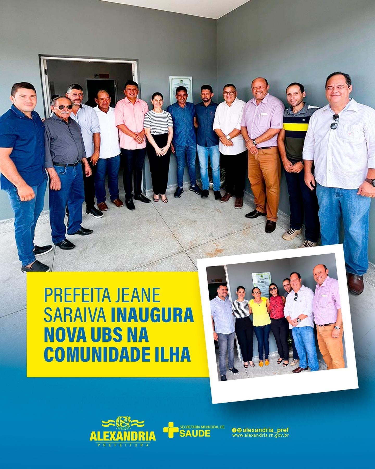 Read more about the article A prefeita Jeane Saraiva inaugurou neste dia 28/02, a nova Unidade Básica de Saúde da Comunidade Ilha.