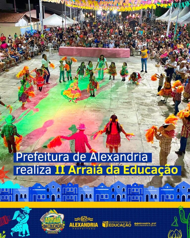 Leia mais sobre o artigo Na última quinta-feira, dia 22/06, a Prefeitura Municipal de Alexandria, por meio da Secretaria de Educação, promoveu o II Arraiá da Educação.