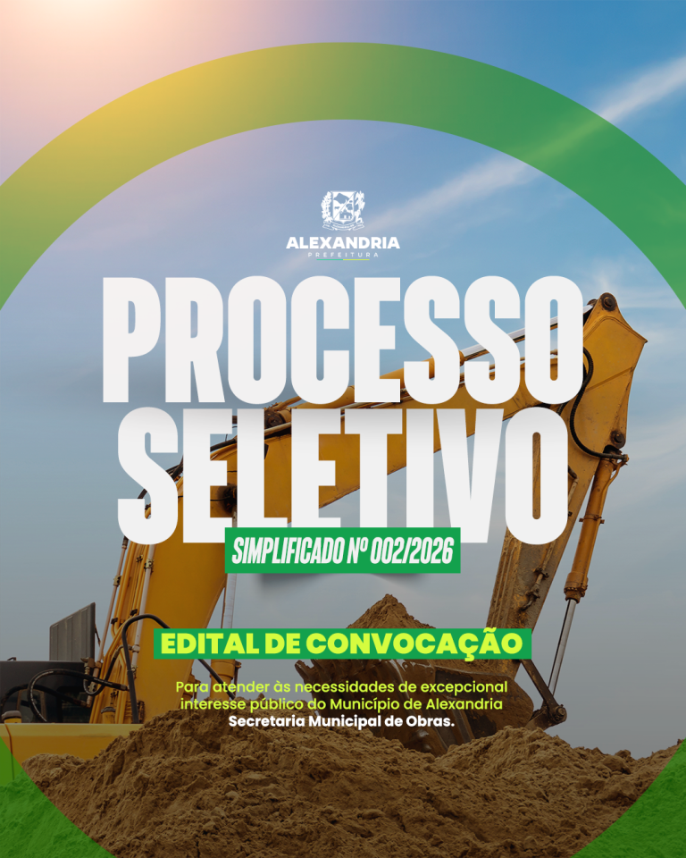 Leia mais sobre o artigo O Prefeito torna público o edital de convocação 002/2026 do Processo Seletivo Simplificado 002/2026